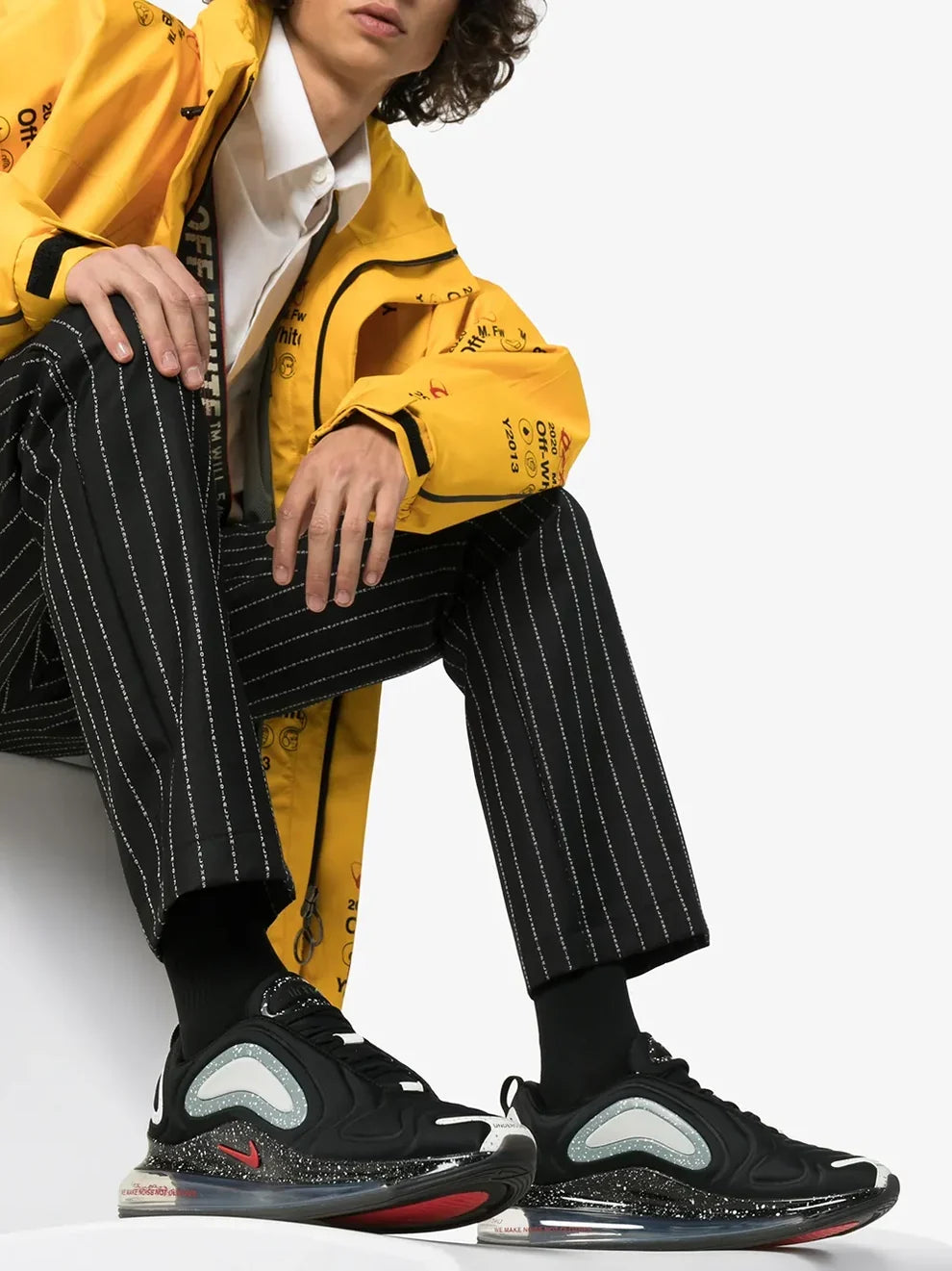X Undercover Air Max 720 Black Sneakers