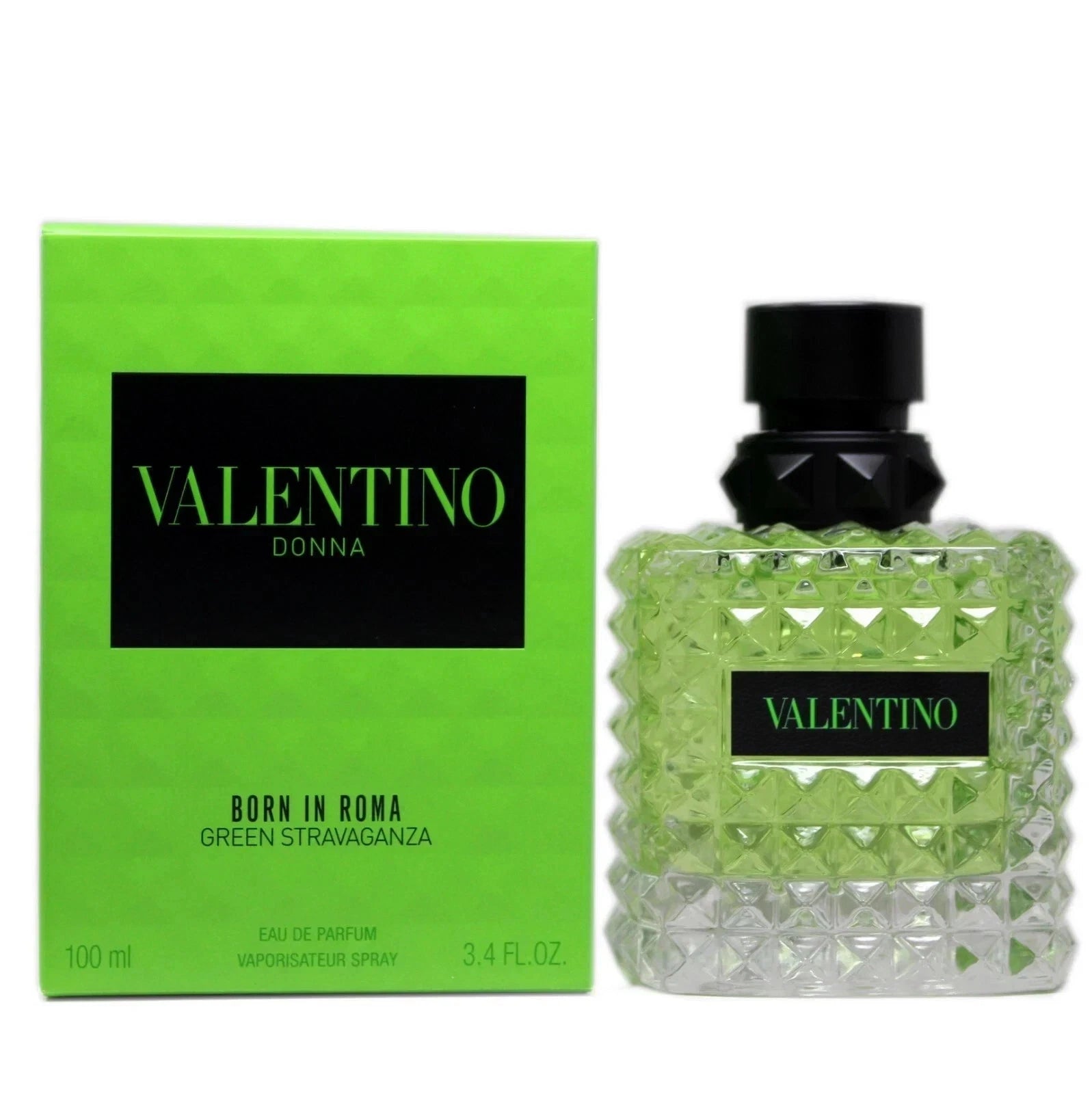 Valentino Donna Born In Roma Green Stravaganza Eau de Parfum 3.4 oz / 100ml for Women New in Box