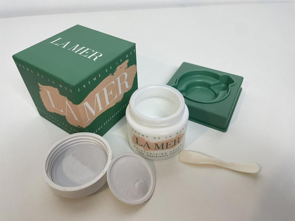 La Mer Moisturizing Cream Empty 0.24 oz / 7ml Jar with Original Box & Product Insert