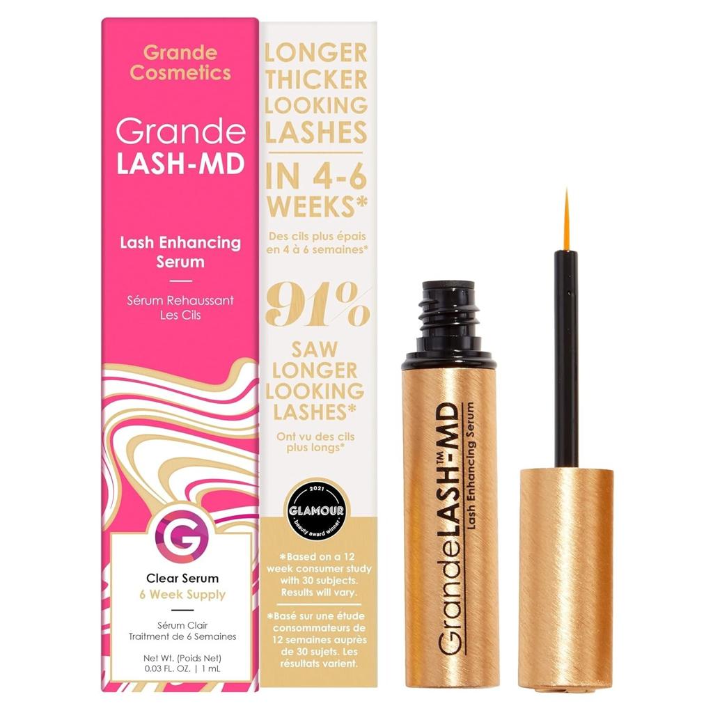 Grande Cosmetics GrandeLASH-MD Lash Enhancing Serum 4ml (2028 Expiry) – Clear Eyelash Serum | Sealed