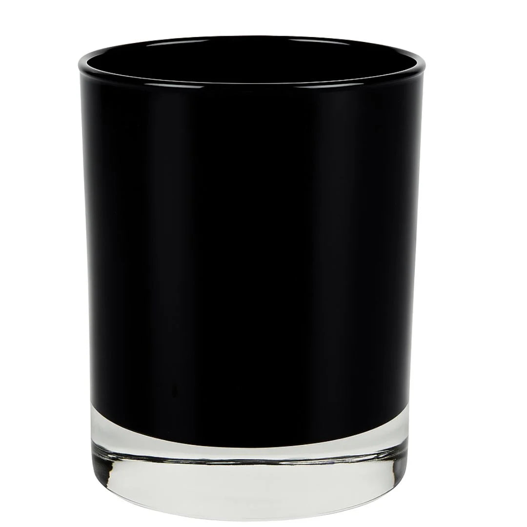 ceilo Black Glossy Candle Jar 13.2 oz