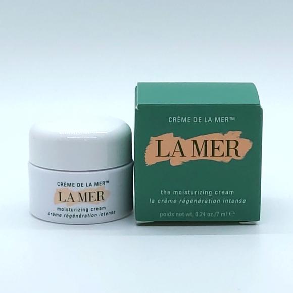 La Mer Moisturizing Cream Empty 0.24 oz / 7ml Jar with Original Box & Product Insert