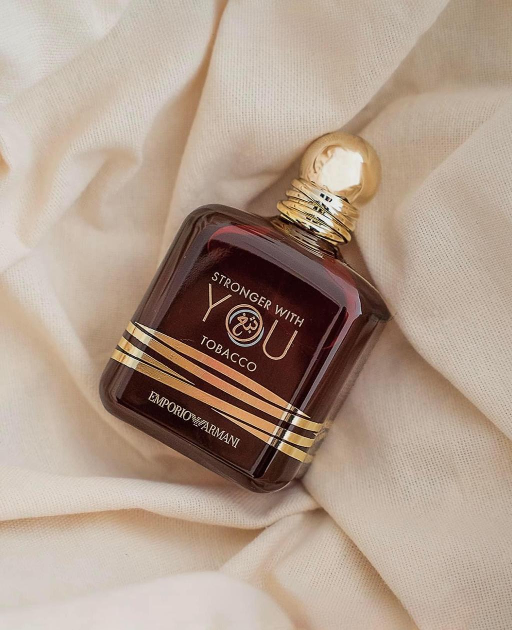 Giorgio Armani Stronger With You Tobacco Eau de Parfum 3.3 oz / 100ml – Unisex Luxury Fragrance
